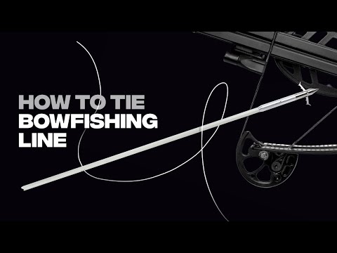 How to tie your Bowfishing Line and Load it into Crossbow 