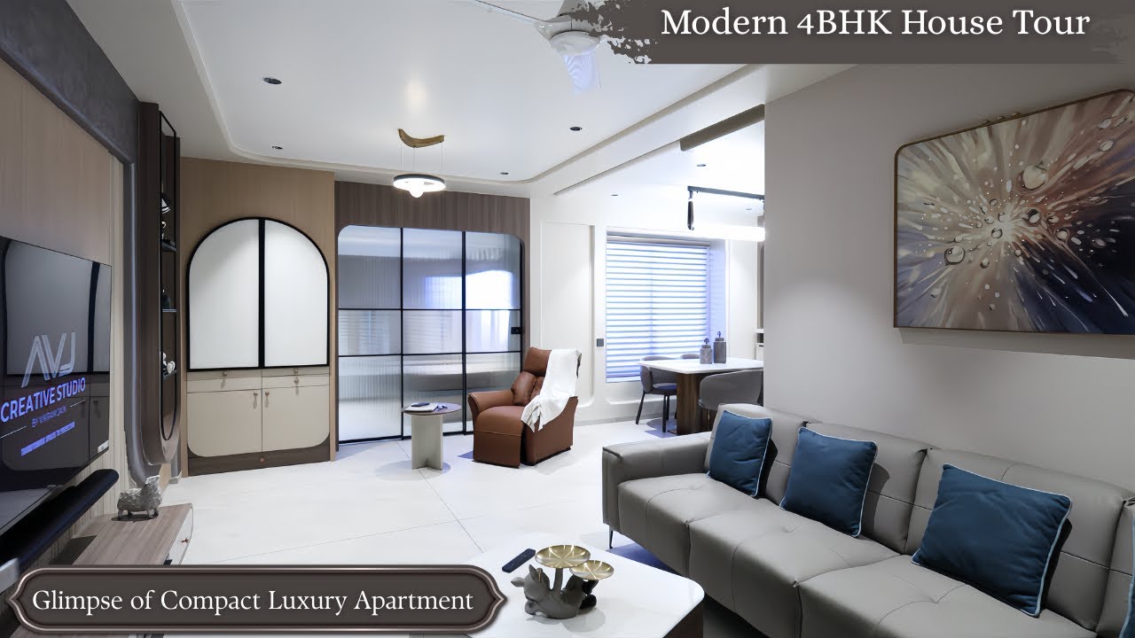 Inside a Stunning 4BHK Home | Premium Interiors And Modern Elegance 