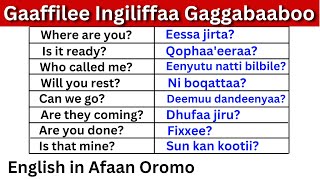 Gaaffilee Ingiliffaa Gaggabaaboo Kutaa 1 (English in Afaan Oromo) Learn English in Afaan Oromo screenshot 3