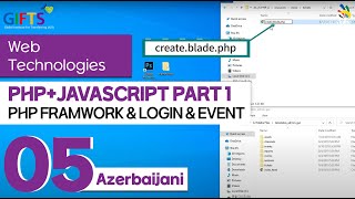 05_PHP+JavaScript Part1 – PHP Framwork & Login & Event(Azerbaijani)