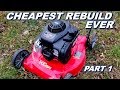 Rebuilding a cheap lawnmower ran with no oil