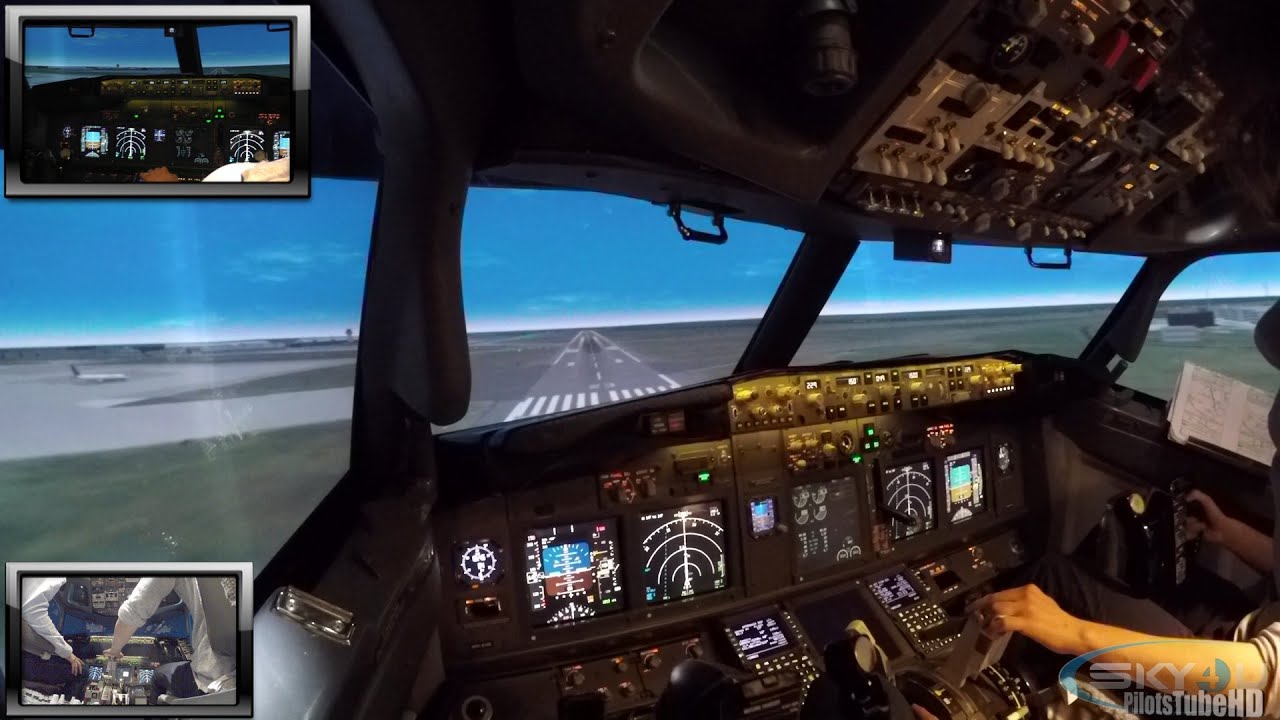 Sim4U 737NG - Pattern in 1500ft