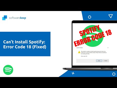 Fix: Error Code 18 on Spotify