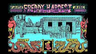 Freddy Hardest En Manhattan Sur Guardian Angel Dinamiciron Byte 1989 Amstrad Cpc