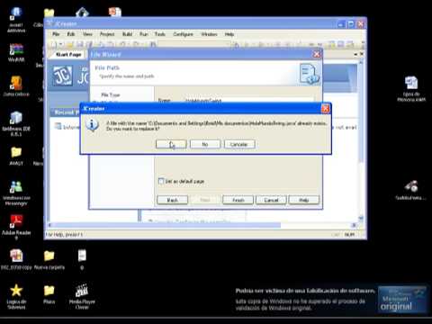 Video tutorial Jcreator Hola Mundo