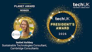 President's Awards 2026 | Planet Award Winner: Isobel Ashbey, Cambridge Consultants