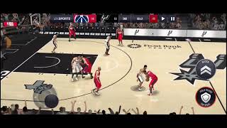 Wizards Vs Spurs Nba Live Mobile Gameplay Android