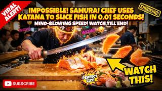 Master Ninja Chef vs Giant Salmon! 🍣🗡️ | Epic Sword Skills
