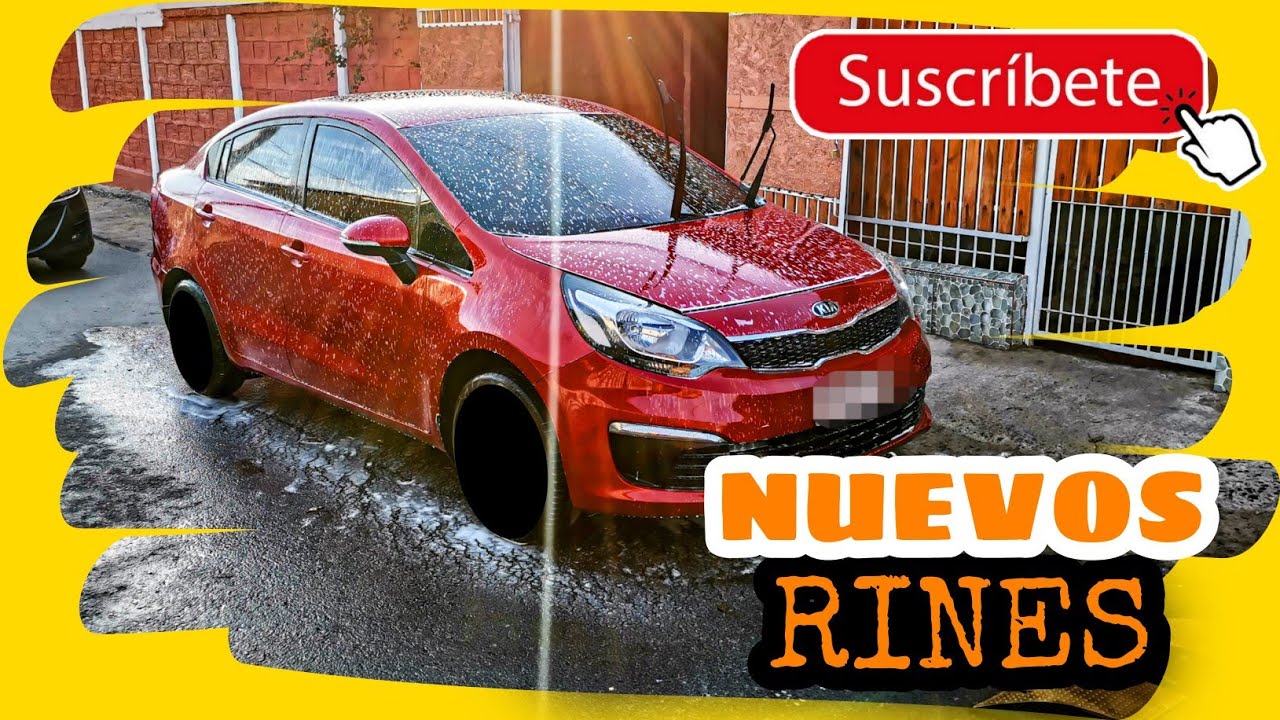 Kia Rio Con Rines NUEVOS RINES AL KIA RIO |MENTA - YouTube