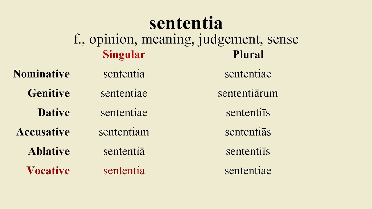 sententia - YouTube