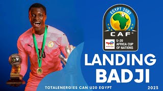 Landing BADJI ► Magic Saves & Passes Skills... | Senegal U20 | Best Goalkeeper - CAN U20 2022 (HD)