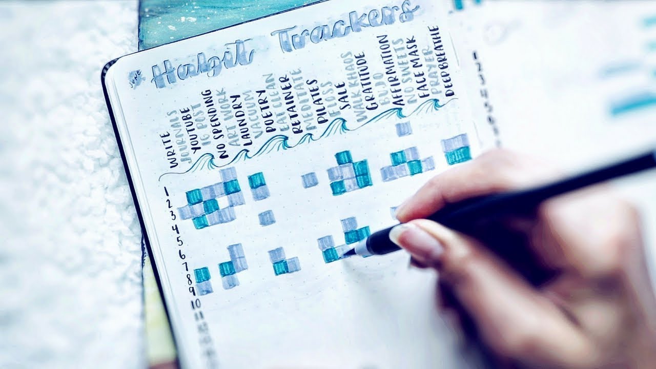 Filling Out My Bullet Journal For 1 Week | June Week 1, 2018