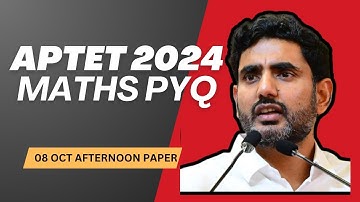 APTET2024 MATHS PYQ|APDSC 2025 MATHS IMP BITS#APDSC​#APTET​