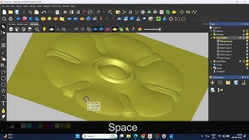 3D Flower Design in ArtCAM | Easy and Beautiful Relief Tutorial in Hindi | Digital Effect