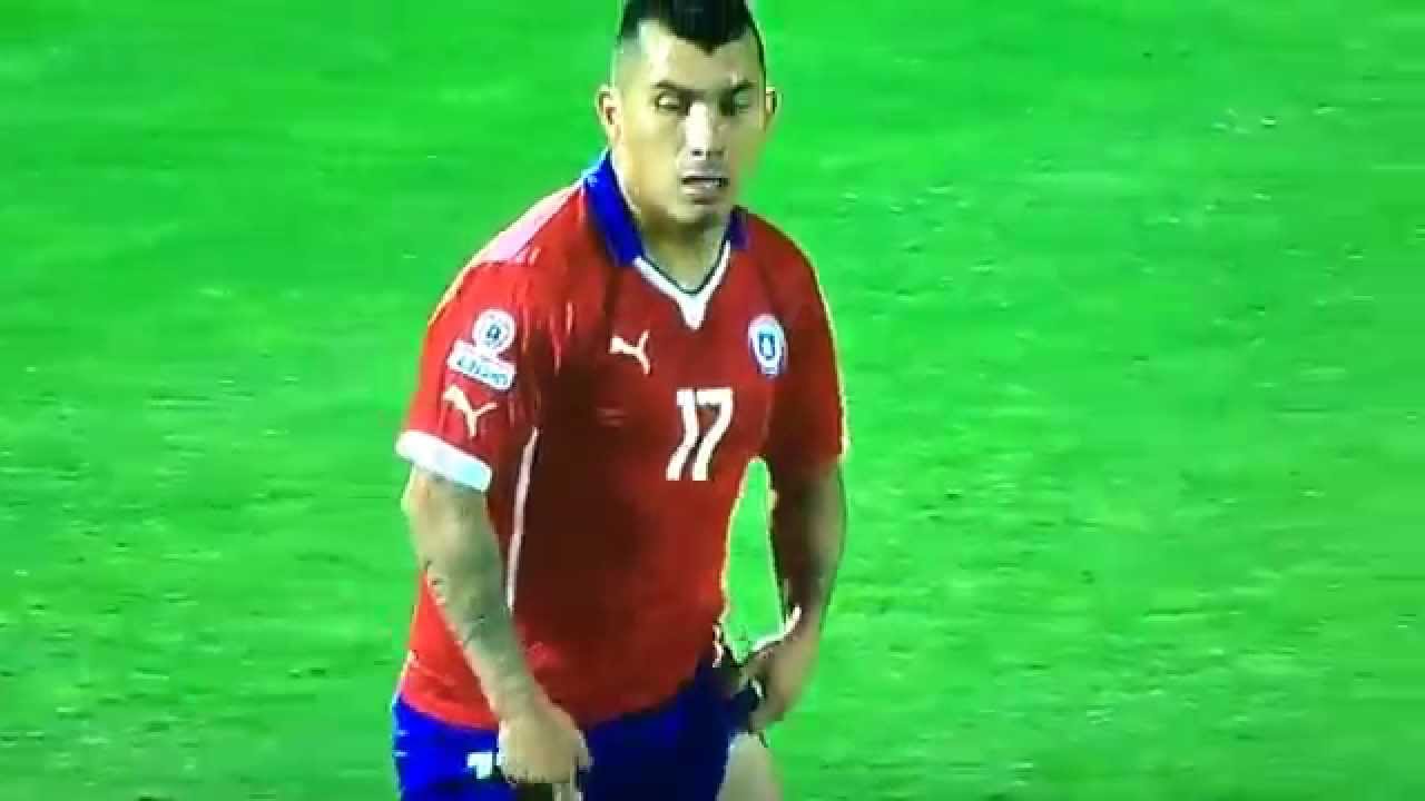 CHILE VS PERU 1-1 29/06/2015 GOAL  Gary Medel