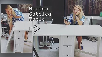 Table With Wings - Fly High - Ikea Norden Gateleg - Pwede MagPingPong