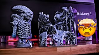 HUGE Resin 3D Printing with Lasers! Emake3D Galaxy 1 Kickstarter 3D Printer