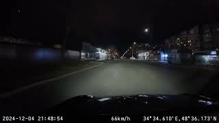 70mai 4K Dash Cam A810 Ultra HD Night TEST