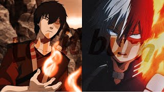 let it burn - amv [avatar/my hero academia].