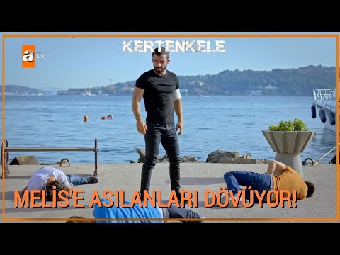 Kara Kemal, Melis'e asılanları dövüyor! - Kertenkele