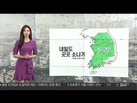 [날씨] 주말까지 잦은 소나기…벼락·돌풍·우박 주의 / 연합뉴스TV (YonhapnewsTV)