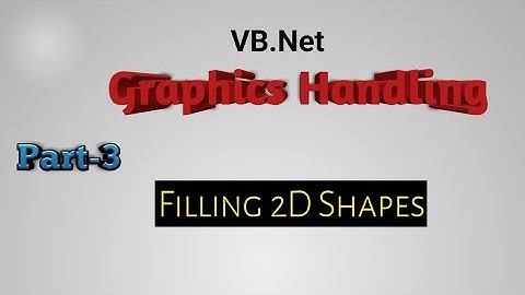Fill shapes with color in vb.net|Graphics Handling