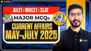 AILET 2026 Current Affairs: May - July Revision & Most Important Topics