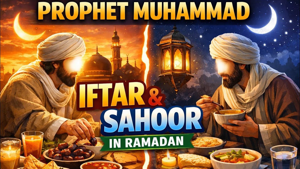 Prophet Muhammad’s (PBUH) Sunnah of Sahoor and Iftar During Ramadan.