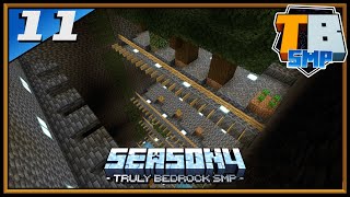 Super Low Tech Tree Farm - Ep 11 - Truly Bedrock S4 Minecraft 1.18