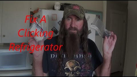How to Fix a Clicking Refrigerator not cooling.. YOURSELF. Easily