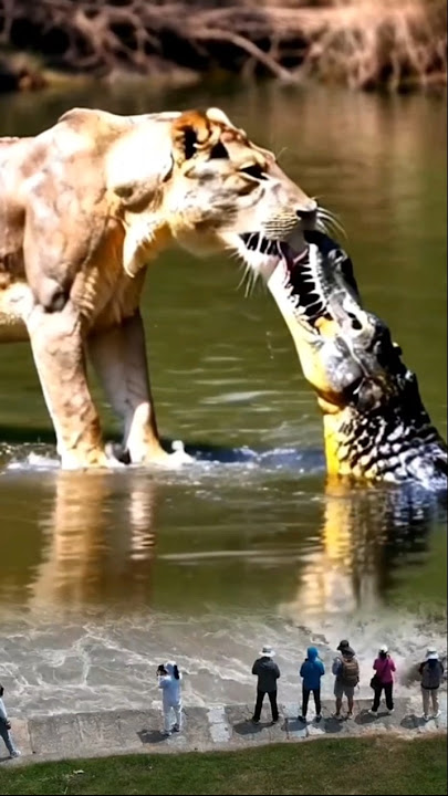 HARIMAU VS BUAYA#harimau#buaya#videoshorts