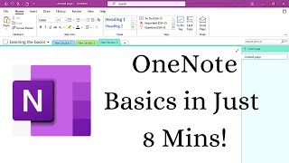 Learn OneNote Basics in Just 8 Minutes! | OneNote 2016 Tutorial Part 1 (in Hindi) screenshot 5