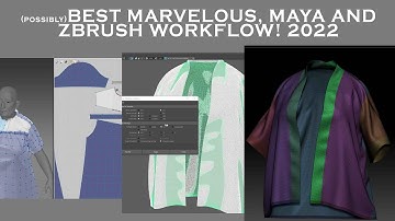 Marvelous, Maya and ZBrush Workflow 2022 - Quickest Clean Method