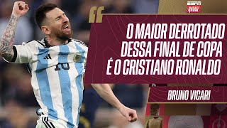 "O MAIOR DERROTADO DESSA FINAL É O CRISTIANO RONALDO. MESSI É MAIOR, ACABOU A DISCUSSÃO" | F90