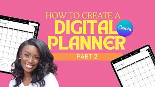 How to Create a Digital Planner Using Canva: Part 2