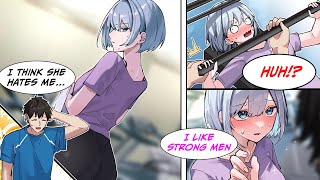 [Manga Dub] I stepped in to spot the girl at the gym who always mugs me... Then... [RomCom]