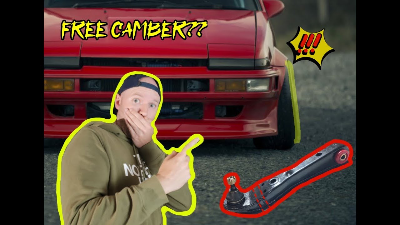 How to Extend Lower Control Arms for More Camber! AE86 KE70 TE72 240sx ...