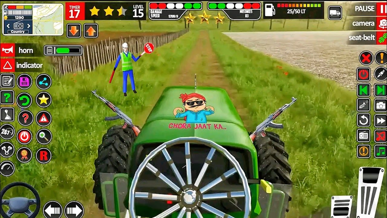 Heavy Farming Transporter Driving 3D Cargo Offroad John New Video Tractor Game Android Gameplay