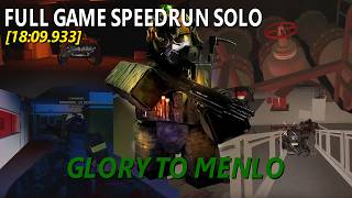 Roblox - Examination | (After Rework) Full Game Speedrun Solo 18:09.933 | Pointman Update