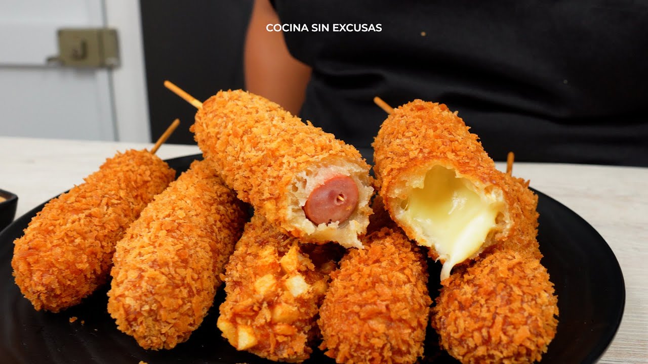 Los MEJORES Corn Dogs Caseros | Recetas Fáciles