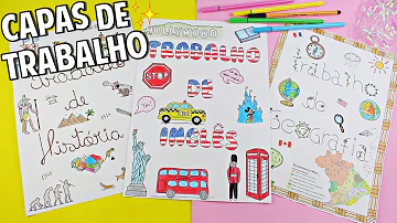 Como fazer uma capa para um trabalho de geografia?