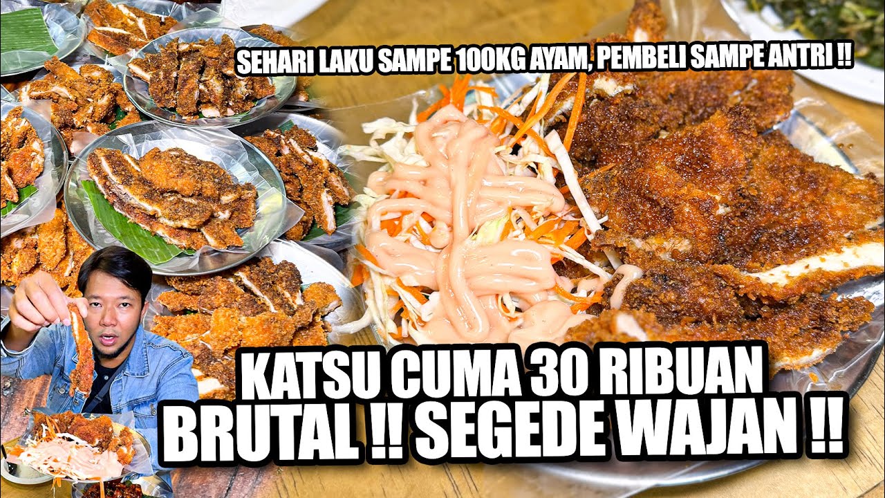 CHICKEN KATSU VIRAL DI BLOK M HARGA 30 RIBUAN SEGEDE WAJAN !!