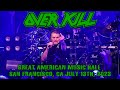 Capture de la vidéo Overkill - Great American Music Hall  San Francisco, Ca 07/13/23 Full Show