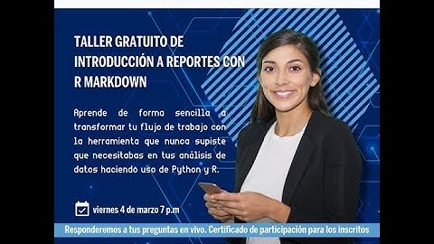 Taller Introducción a RMarkdown