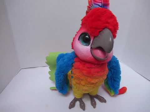 FurReal Rock A Too The Show Bird Talking Moving Plush Parrot