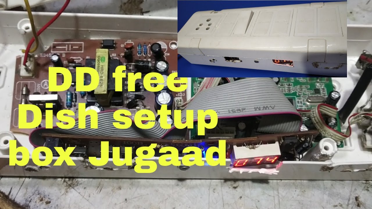 jugaad set box kaise banaye DD free dish Akhil free dish