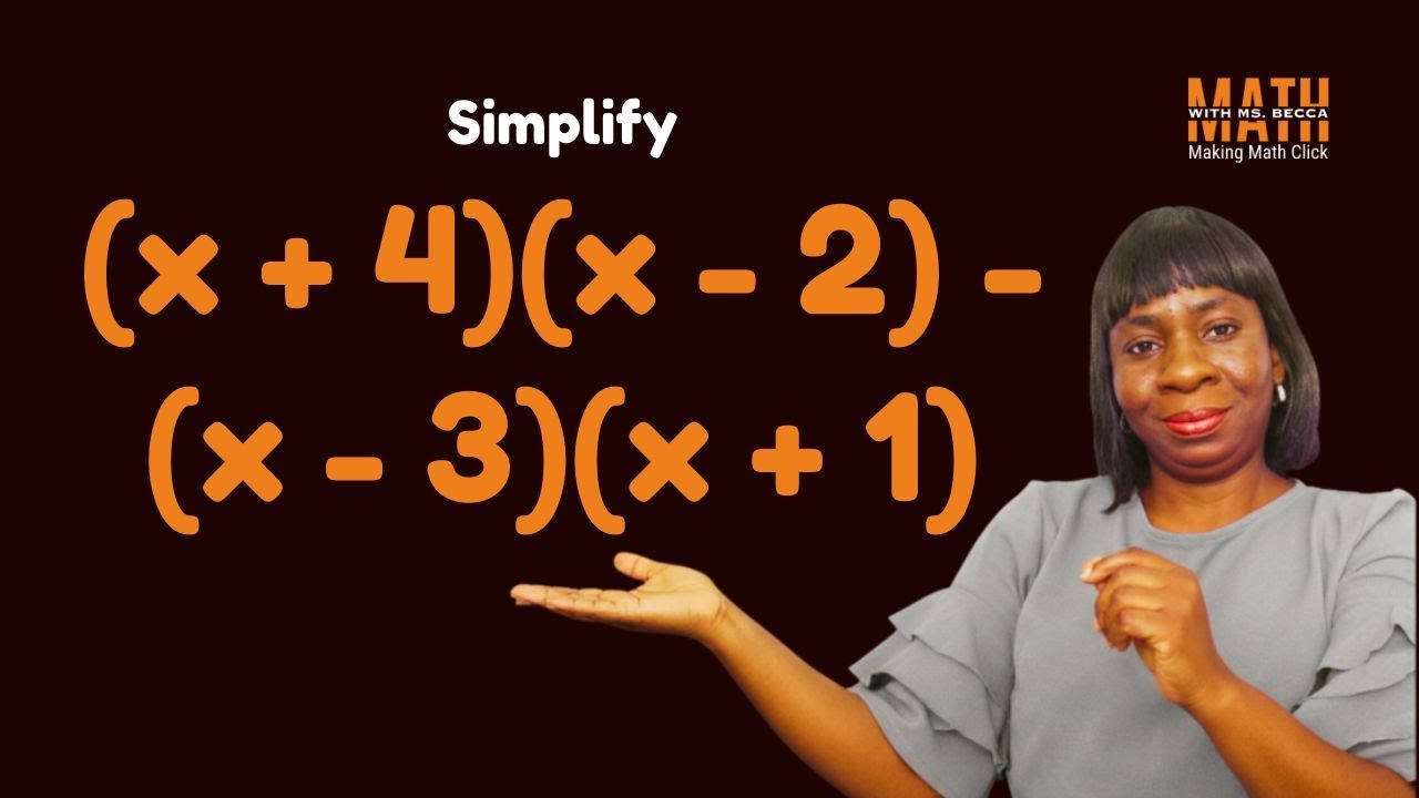 The EASIEST Way to Simplify Math Expressions - YouTube