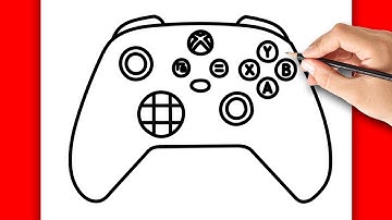 HOW TO DRAW XBOX CONTROLLER | DRAWING STEP BY STEP