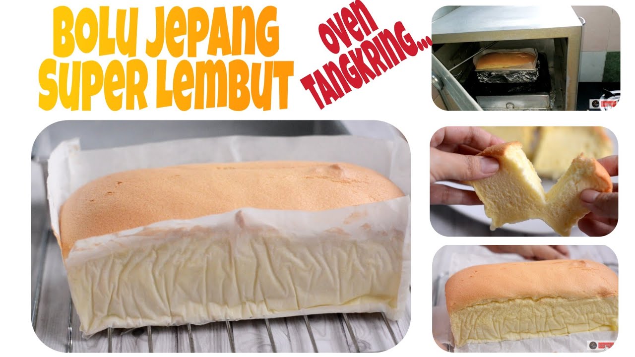 Membuat Bolu Jepang Lembut Pakai Oven Tangkring (japanese cotton sponge cake ala oven tangkring)