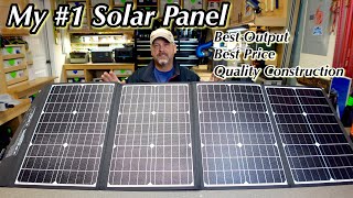 My #1 Rated solar panel!  This SMOKES Bluetti - Jackery - Ecoflow: ELECAENTA 120 W